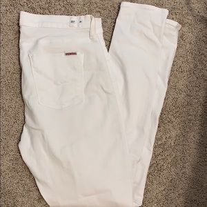 Hudson White Denim Jeans